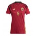 Echipament fotbal Belgia Axel Witsel #6 Tricou Acasa European 2024 pentru femei maneca scurta